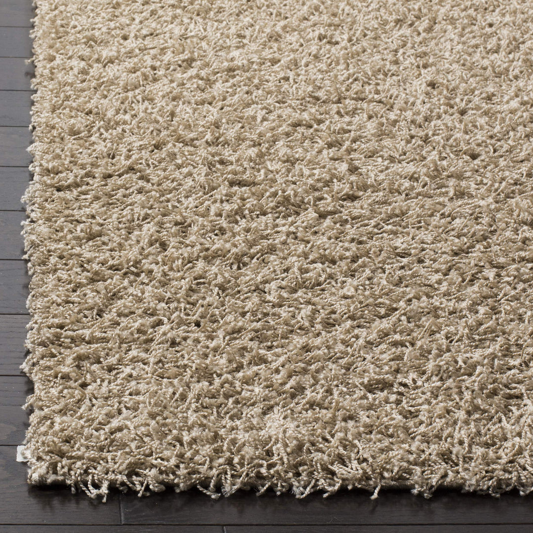 SAFAVIEH Athens Shag Collection Runner Rug - 2'3" x 6' Beige Non-Shedding & Easy