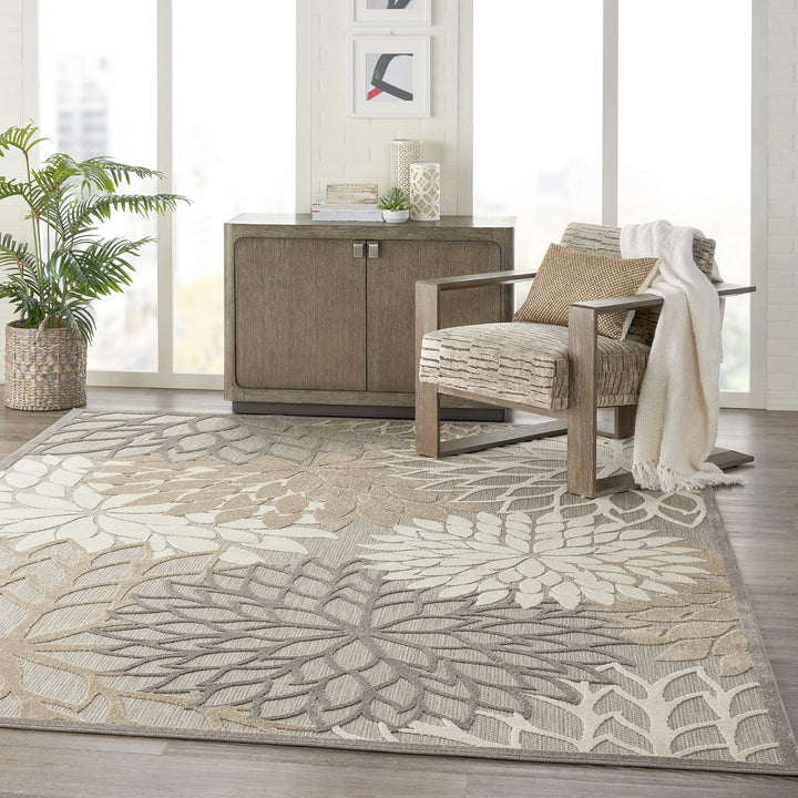 Nourison Aloha Floral Modern, Indoor/Outdoor Area Rug