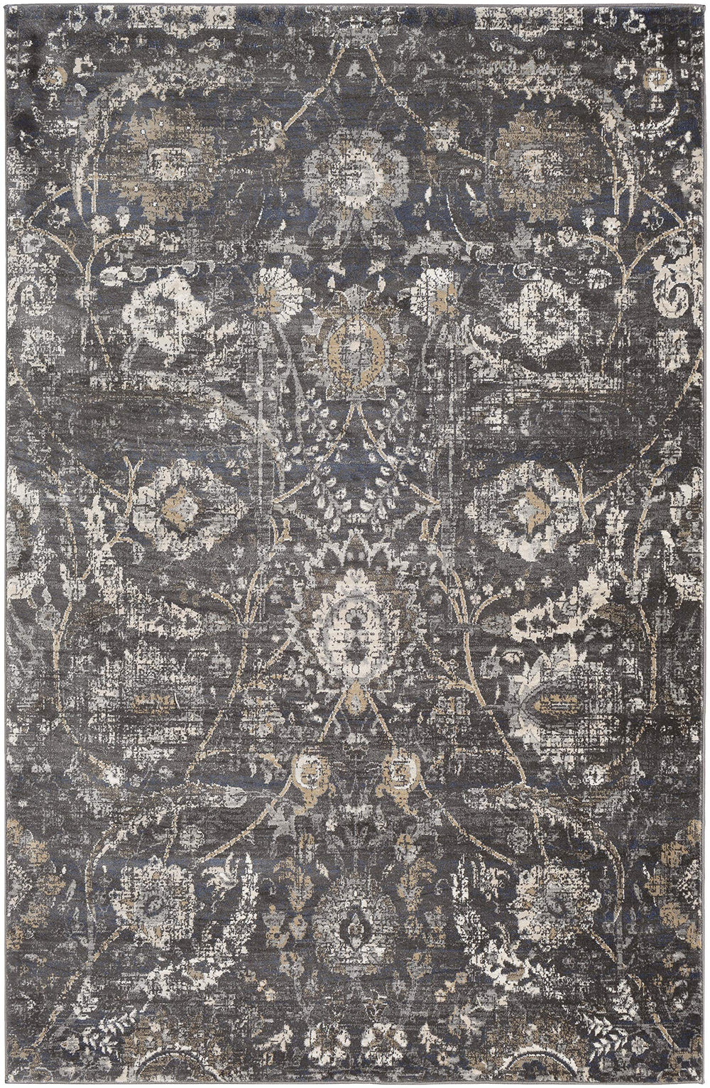 Livabliss Inkeri Area Rug 5'3" x 7'3" Charcoal 5'3" x 7'3" - Charcoal