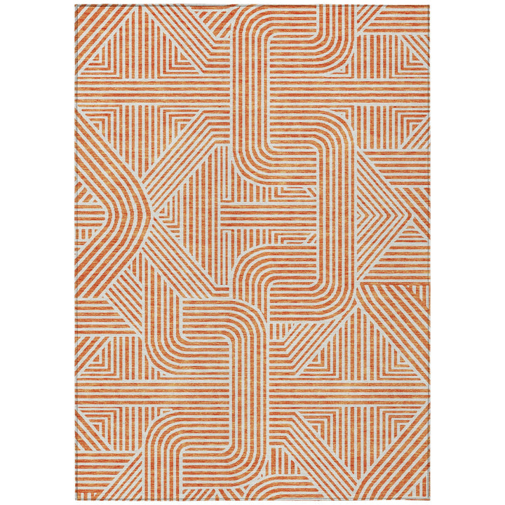 Addison Rugs Chantille ACN917 Orange 10' x 14' Indoor/Outdoor Machine Washable Orange - 10' x 14'