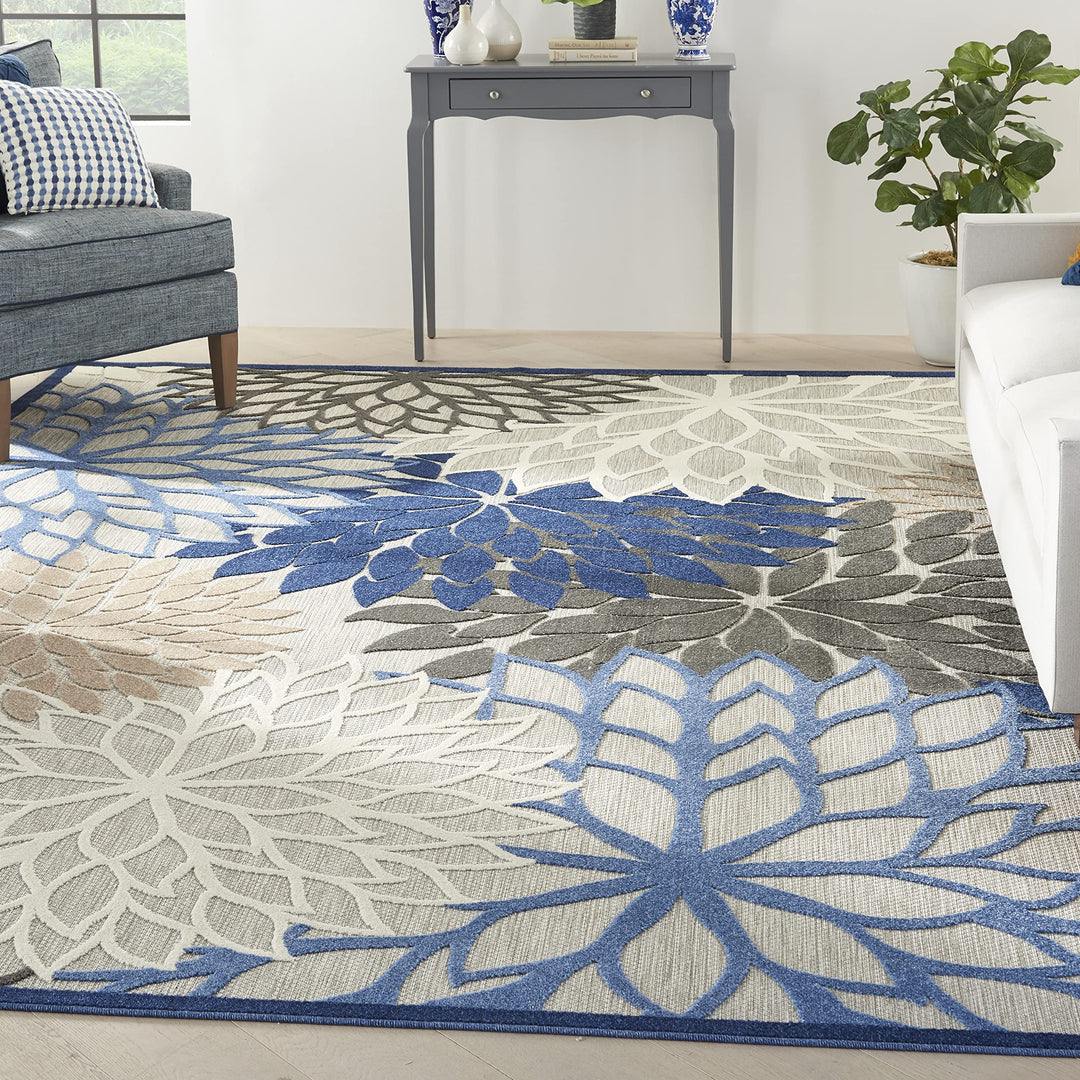 Nourison Aloha Floral Modern, Indoor/Outdoor Area Rug