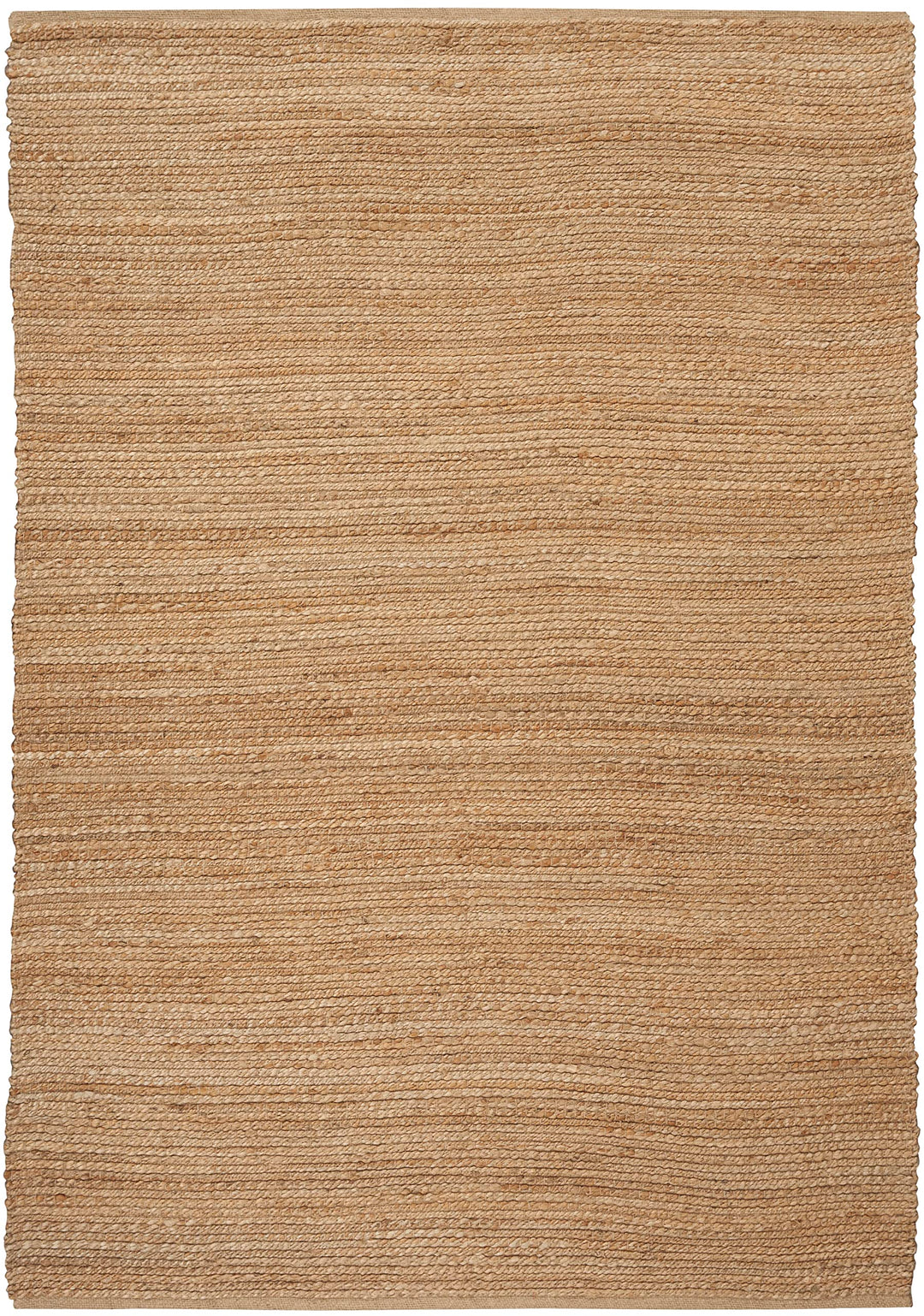 Nourison Natural Jute Solid Natural 6' x 9' Area Rug Easy Cleaning Non