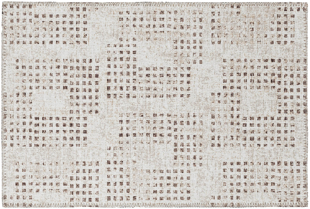 Addison Rugs Eleanor AER31 Beige 1'8" x 2'6" Indoor Outdoor Area Rug Easy 1'8" x 2'6" - Beige