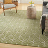 Nourison Essentials Outdoor Green Ivory 8' x 10' Area Rug Easy Cleaning Non 8' x 10' - Green/Ivory