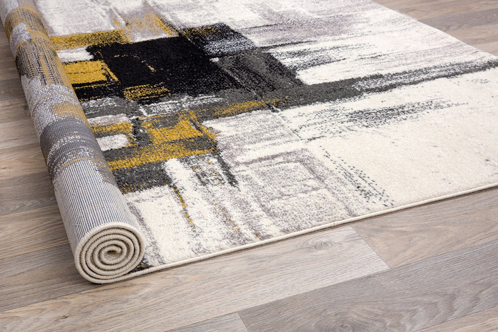 Rugshop Contemporary Modern Abstract Runner Rug