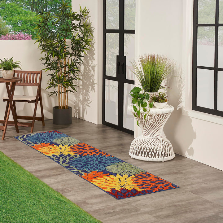 Nourison Aloha Floral Modern, Indoor/Outdoor Area Rug