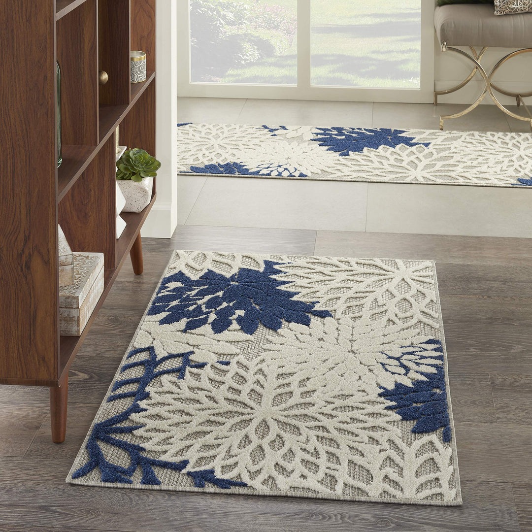 Nourison Aloha Floral Modern, Indoor/Outdoor Area Rug