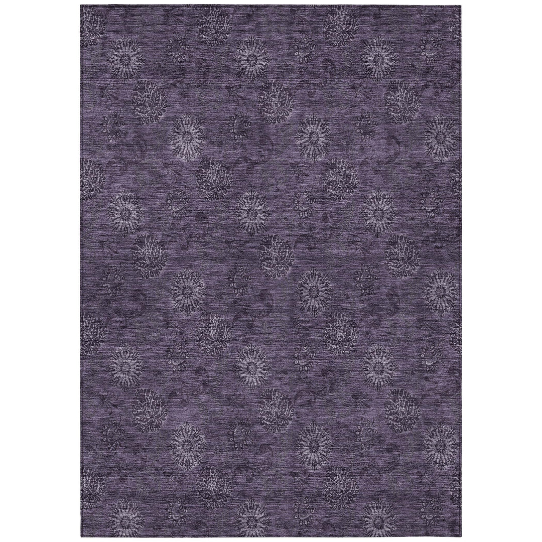 Addison Rugs Chantille ACN788 Eggplant 8' x 10' Indoor/Outdoor Machine Eggplant - 8' x 10'