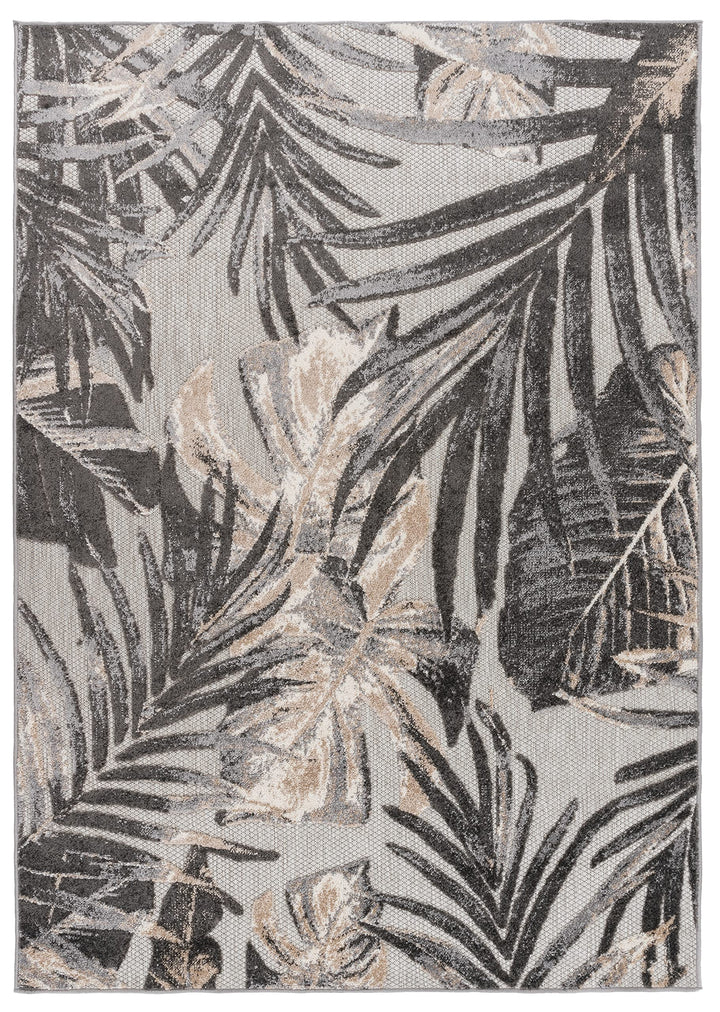 Rugshop Floral Leaves Indoor/Outdoor Area Rug