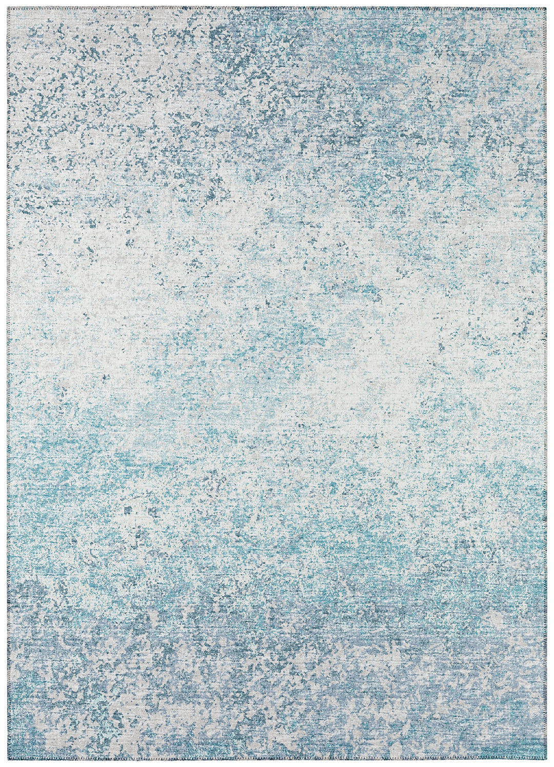 Addison Rugs Rylee ARY33 Blue Washable 5' x 7'6" Indoor Outdoor Area Rug Easy Blue - 5' x 7'6"