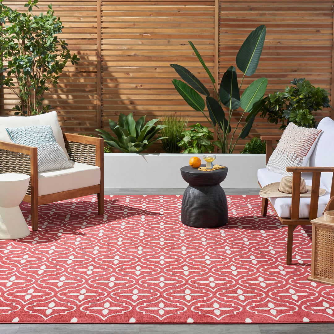 Nourison Essentials Indoor/Outdoor Moroccan Area Rug