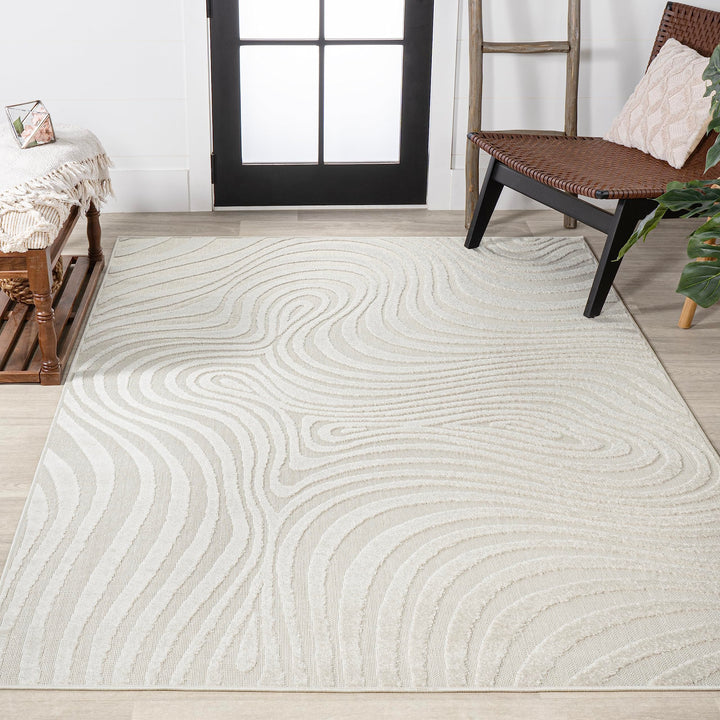 JONATHAN Y Nordby Abstract Groovy Striped Area Rug