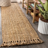 JONATHAN Y NRF03A-26 Pata Hand Woven Chunky Jute with Fringe Natural 2 ft. x 2 X 16 - Natural