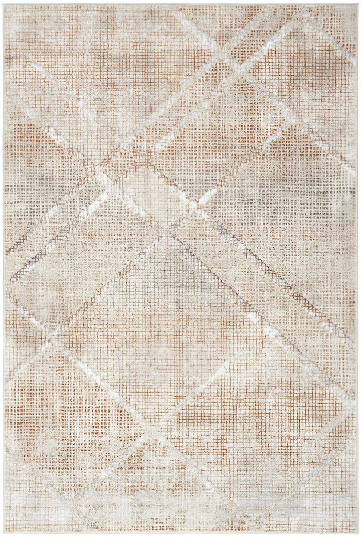 Inspire Me! Home Décor Iliana Modern Grey Mocha 5'3" x 7'3" Area Rug