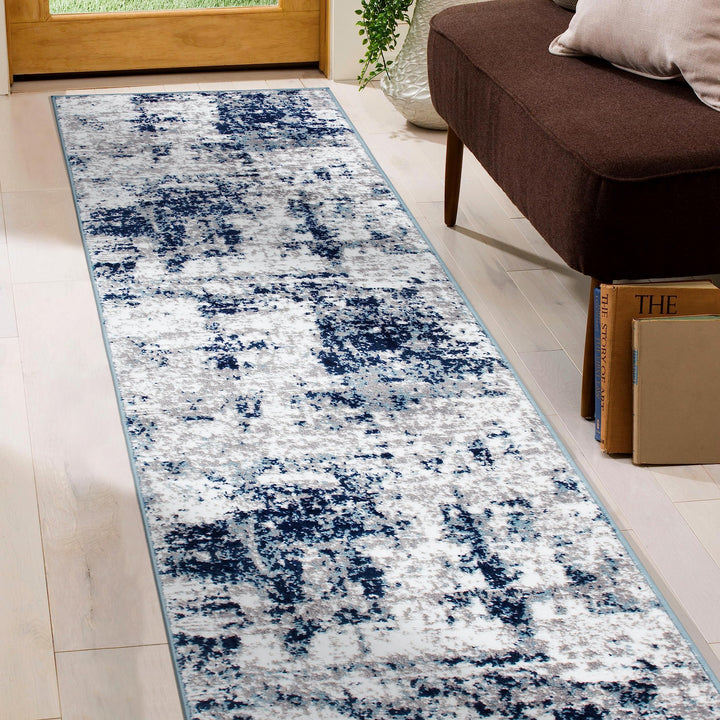 Rugshop Distressed Abstract Area Rug