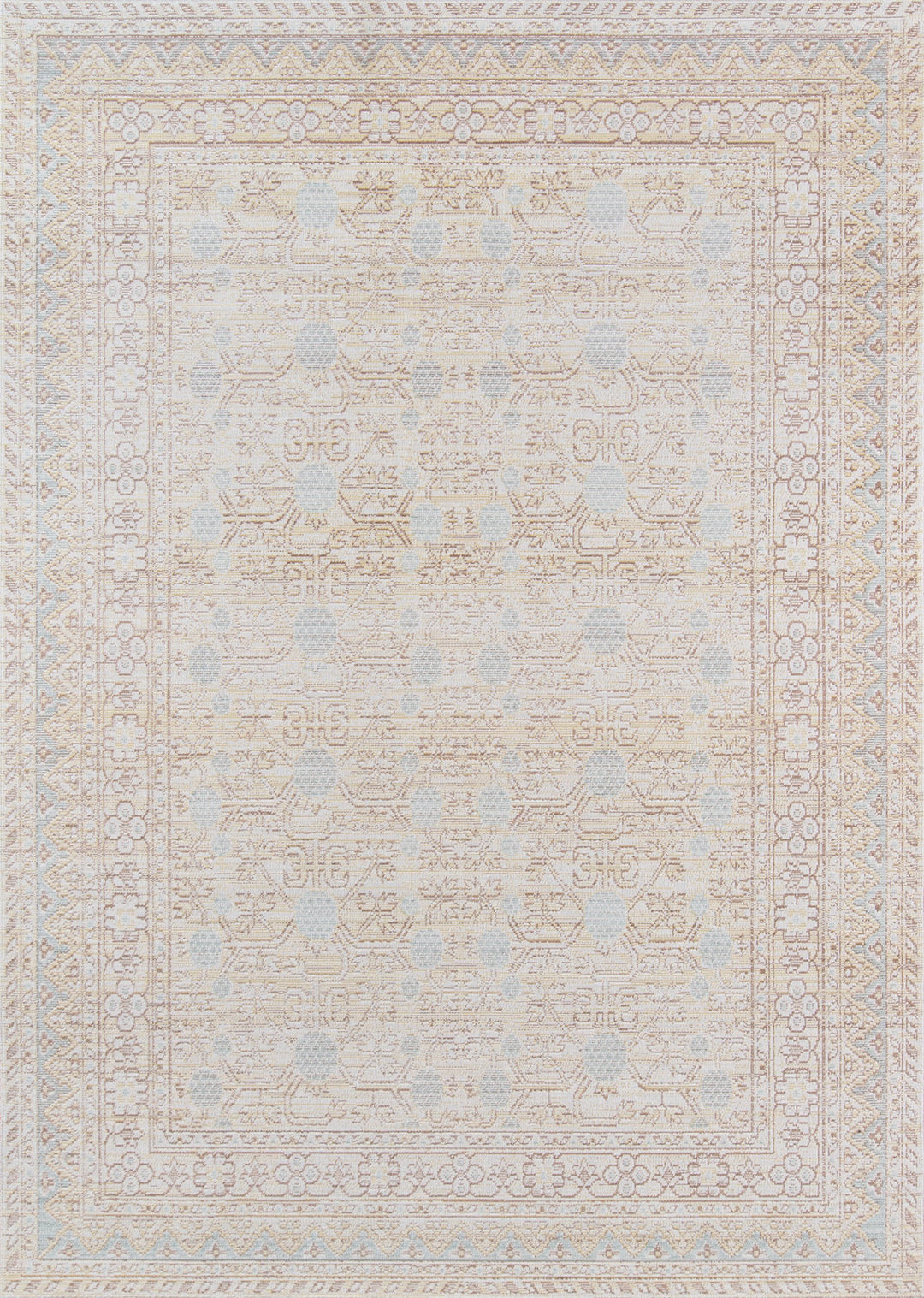 Momeni Rugs Isabella Traditional Oriental Flat Weave Area Rug 5'3" x 7'3" Blue 5'3" x 7'3" - Blue