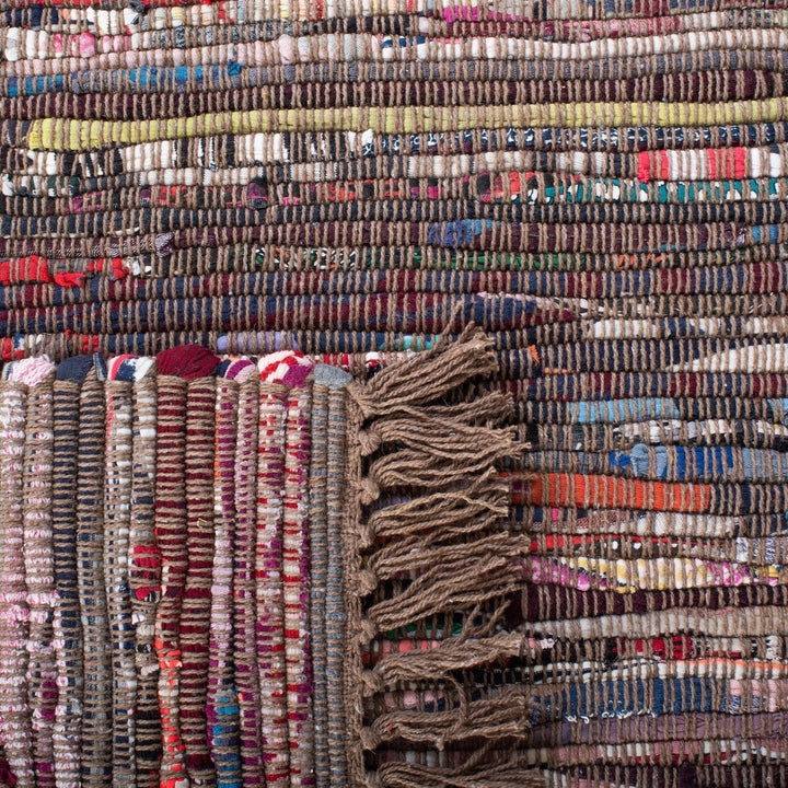 SAFAVIEH Rag Rug Collection Runner Rug - 2'3" x 6' Rust & Multi Handmade Boho