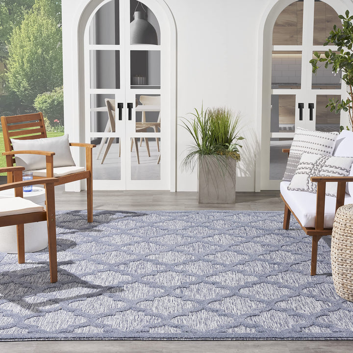 Nourison Easy Care Indoor/Outdoor Moroccan Trellis Area Rug