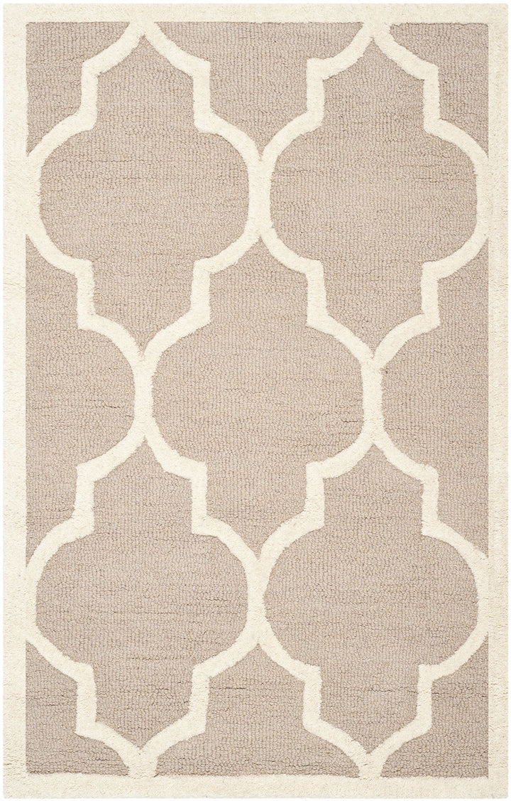 SAFAVIEH Cambridge Collection 2'6" x 4' Beige/Ivory CAM134J Handmade Moroccan