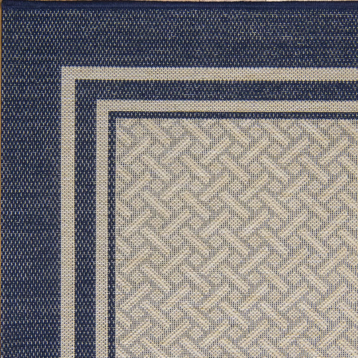 Gertmenian Indoor Outdoor Classic Flatweave Area Rug Stain & UV Resistant Carpet 5'3" x 7'