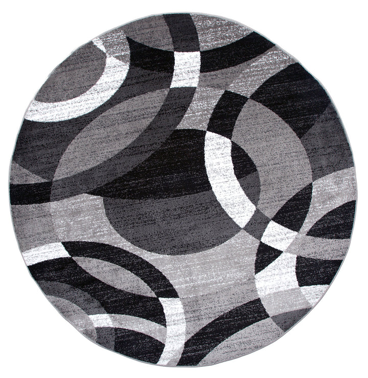 Rugshop Contemporary Abstract Circles Perfect for high traffic areas of your -