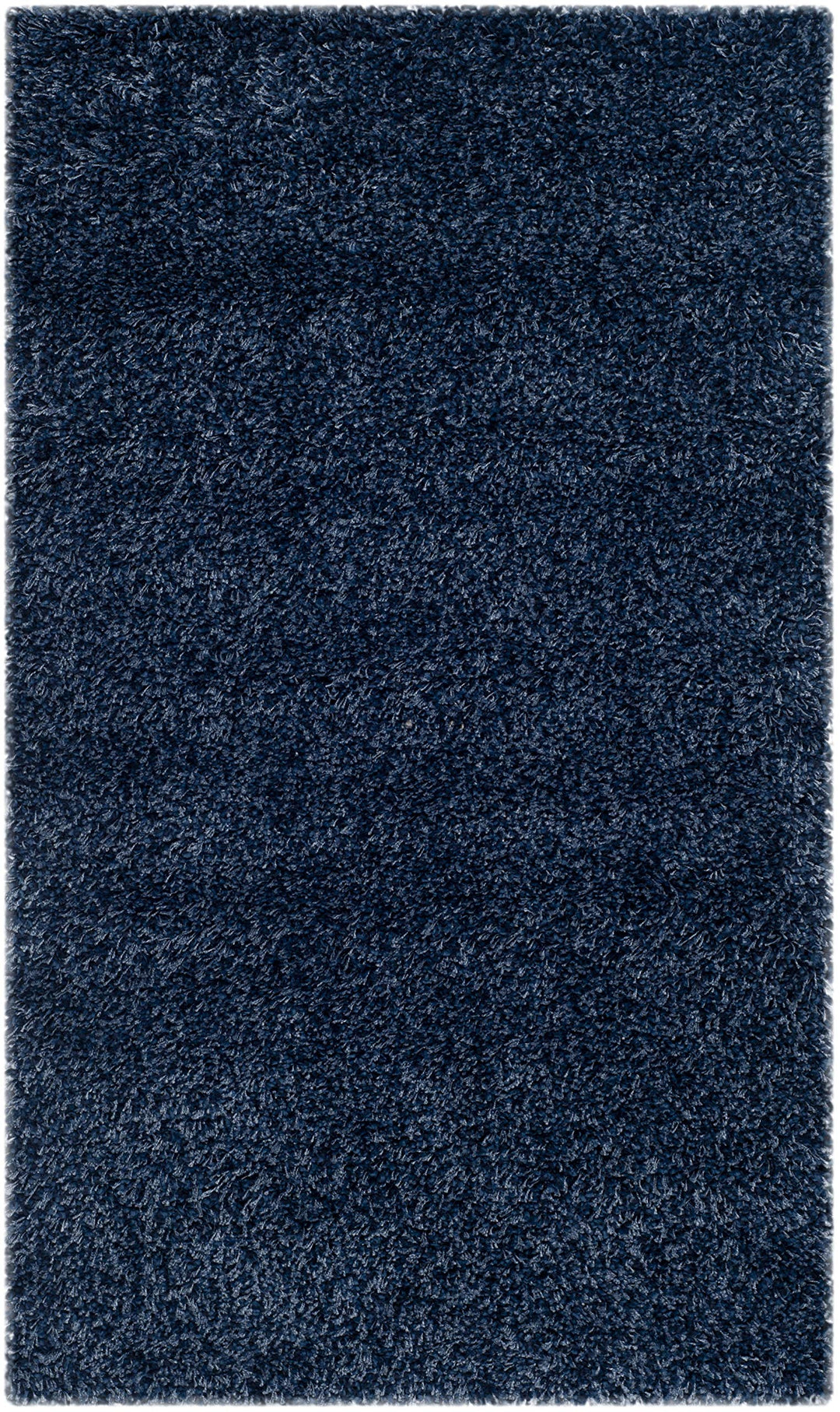 SAFAVIEH California Shag Collection Accent Rug - 3' x 5' Navy Non-Shedding &