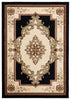 United Weavers of America Bristol Fallon Black Mat Rug 2'7" x 4'2" 2'7" x 4'2" - Black