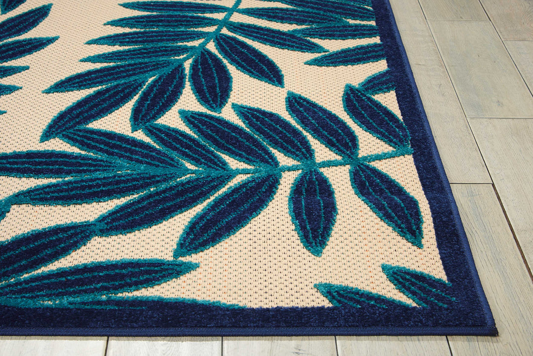 Nourison Aloha Leaf Print Vibrant Indoor/Outdoor Area Rug