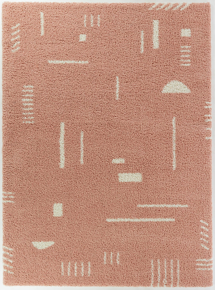 Balta Rugs Rupa Modern Shag Area Rug 7'10" x 10' - Pink