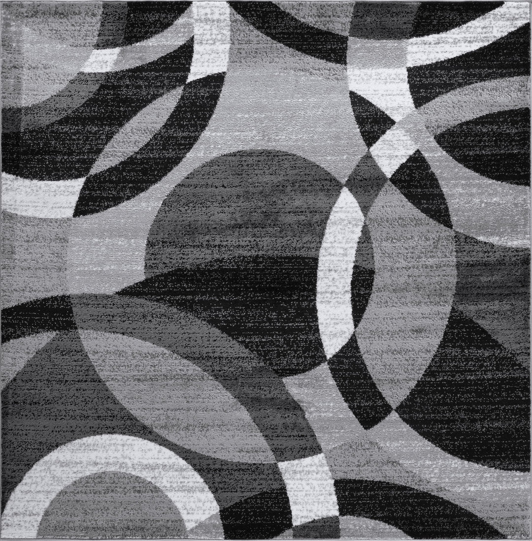 Rugshop Contemporary Abstract Circles Perfect for high traffic areas of your -