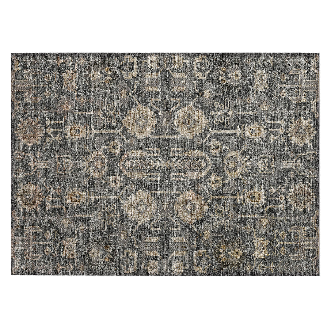 Addison Rugs Chantille ACN697 Gray 1'8" x 2'6" Indoor Outdoor Area Rug Easy Gray - 1'8" x 2'6"