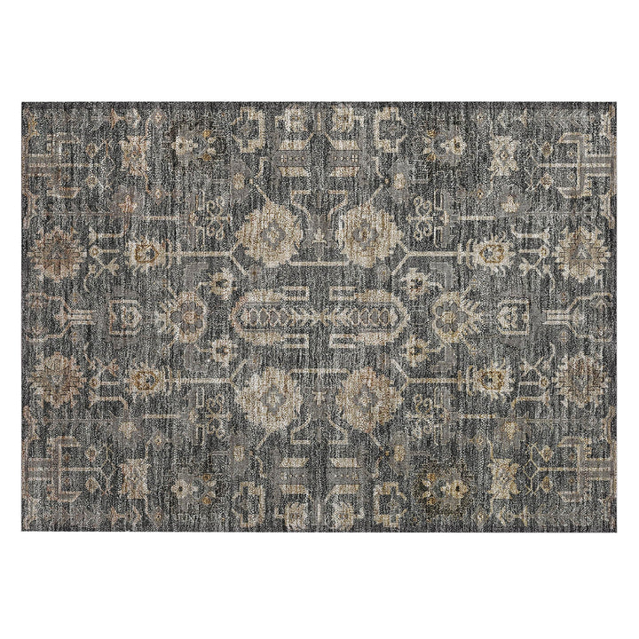 Addison Rugs Chantille ACN697 Gray 1'8" x 2'6" Indoor Outdoor Area Rug Easy Gray - 1'8" x 2'6"