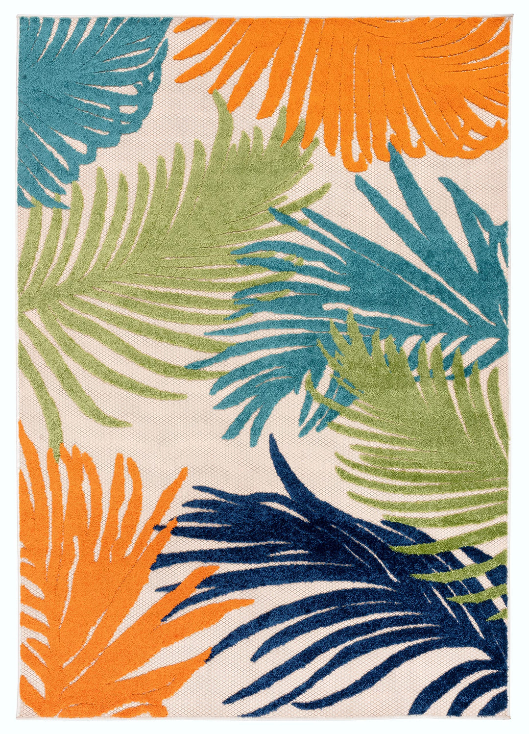 Rugshop Lucca Contemporary Floral Indoor/Outdoor Area Rug