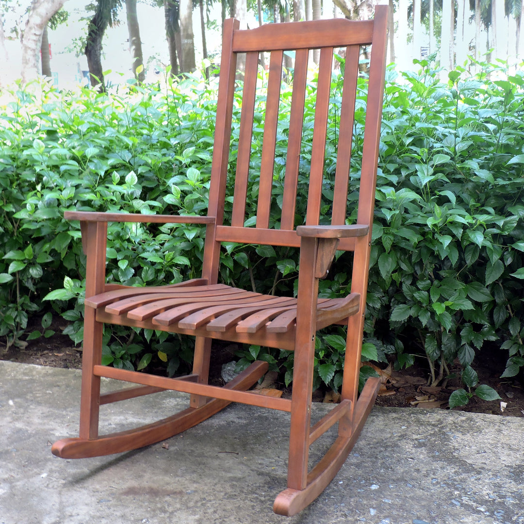 Merry Products MPG-PT41110 ocking Chair northbeam Natural Stained Traditional