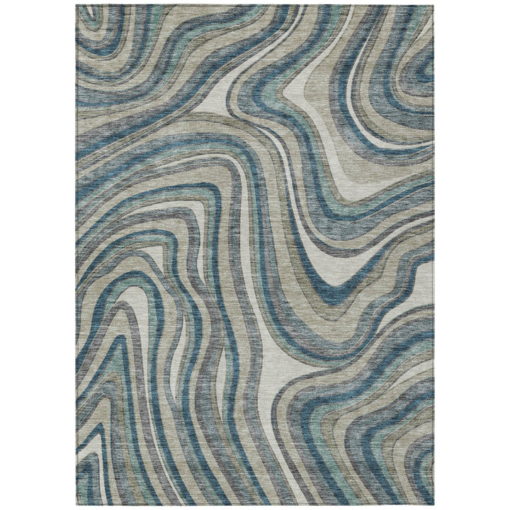 Addison Rugs Chantille ACN756 Teal 8' x 10' Indoor/Outdoor Machine Washable Easy Teal - 8' x 10'