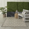 Nourison Aloha Indoor/Outdoor Natural 5'3" x 7'5" Area Rug Transitional French 5'3" x 7'5" - Beige/Natural