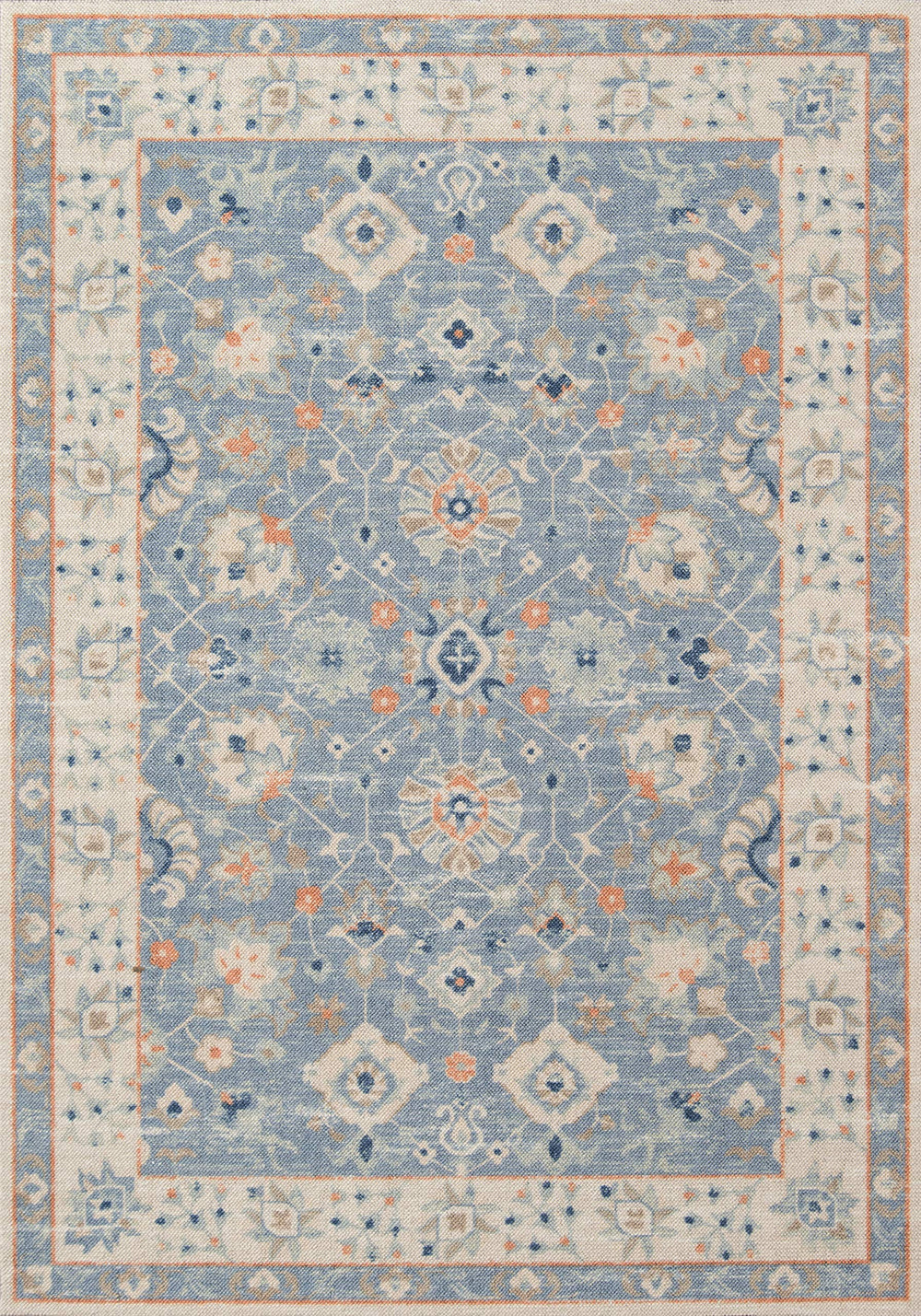 Momeni Anatolia Area Rug 7'9" X 9'10" Blue 7'9" x 9'10" - Blue