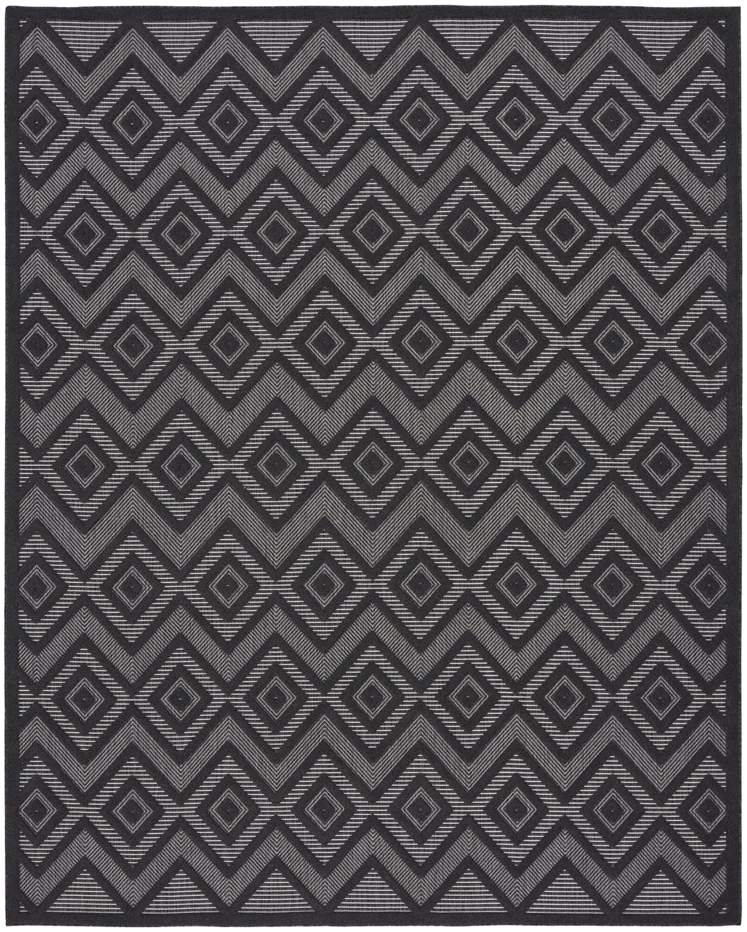 Nourison Versatile Indoor/Outdoor Geometric Flatweave Area Rug