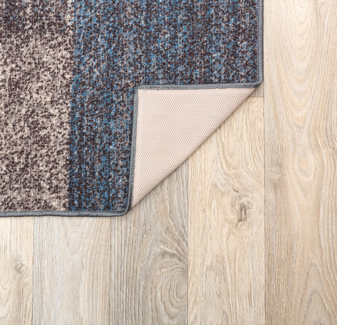 Modern Boxes Design Non-Slip (Non-Skid) Runner Rug