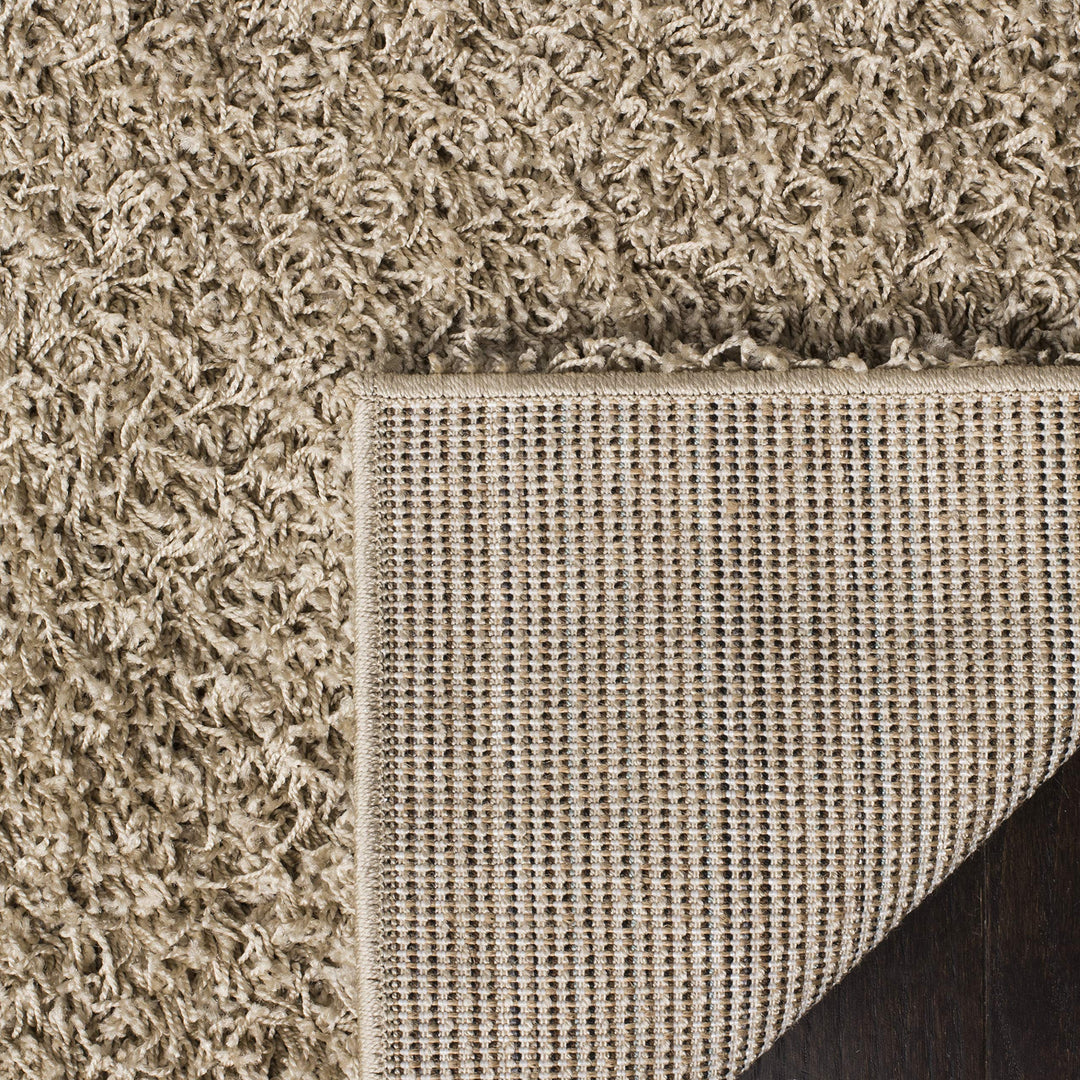 SAFAVIEH Athens Shag Collection Runner Rug - 2'3" x 6' Beige Non-Shedding & Easy