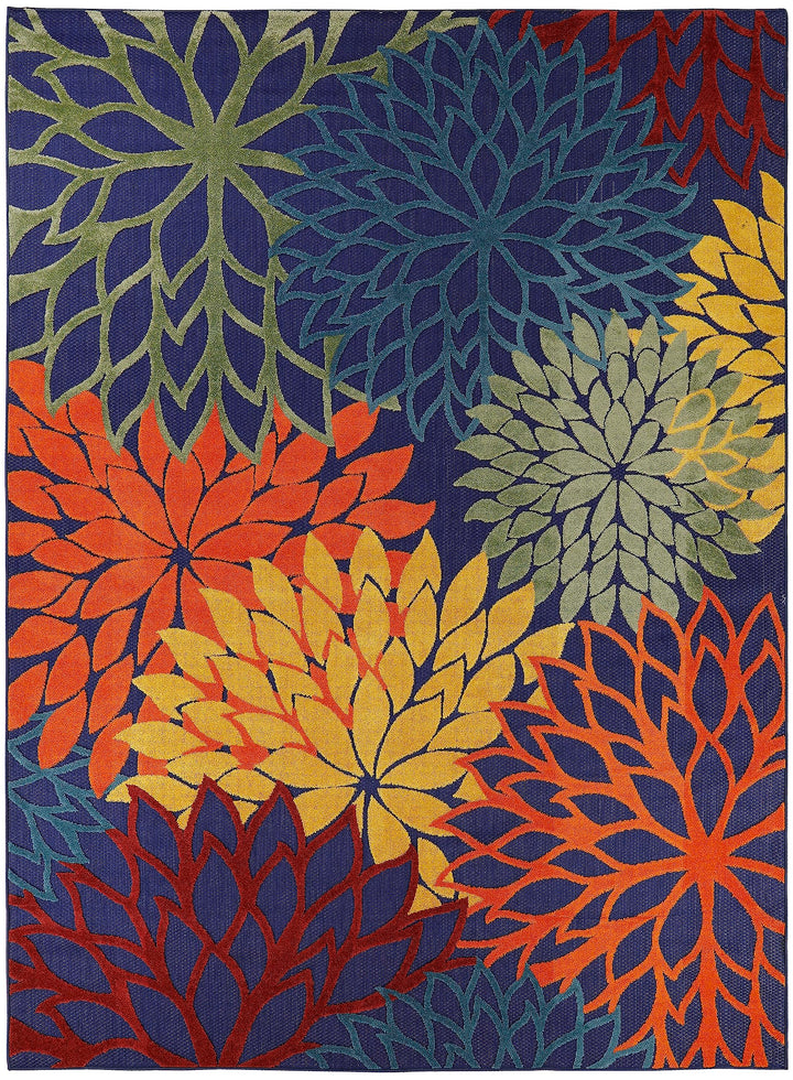 Nourison Aloha Floral Modern, Indoor/Outdoor Area Rug