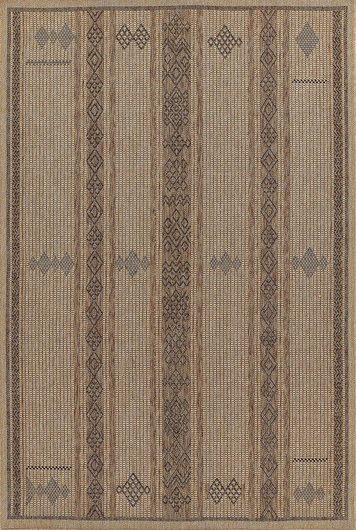 Momeni Hampton Transitional Indoor/Outdoor Area Rug Natural 5'3" X 7' 5'3" X 7' - Natural