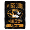 46 x 60 NCAA Tigers Throw Blanket Black Yellow College Theme Bedding Sports Patterned Collegiate Football Team Logo Fan Merchandise Athletic Team - Diamond Home USA