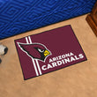 19" X 30" Inch NFL Cardinals Door Mat Printed Logo Football Themed Sports Patterned Bathroom Kitchen Outdoor Carpet Area Rug Gift Fan Merchandise - Diamond Home USA