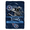 Nfl Titans Throw Blanket 60 X 80 Inches Football Themed Oversized Bedding Sports Patterned Team Logo Fan Merchandise Athletic Team Spirit Fan Blue Red