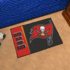 19" X 30" Inch NFL Buccaneers Door Mat Printed Logo Football Themed Sports Patterned Bathroom Kitchen Outdoor Carpet Area Rug Gift Fan Merchandise - Diamond Home USA