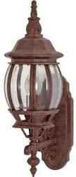 MISC Central Park 1 Light Old Bronze Clear Beveled Panels Wall Lantern Transitional