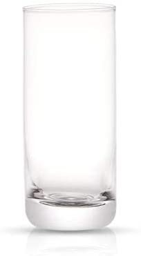 UKN 13 Oz Highball Glasses Set 6 Drinking Clear Crystal
