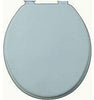 MISC Grey Solid Ed Wood Toilet Seat