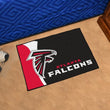 19" X 30" Inch NFL Falcons Door Mat Printed Logo Football Themed Sports Patterned Bathroom Kitchen Outdoor Carpet Area Rug Gift Fan Merchandise - Diamond Home USA